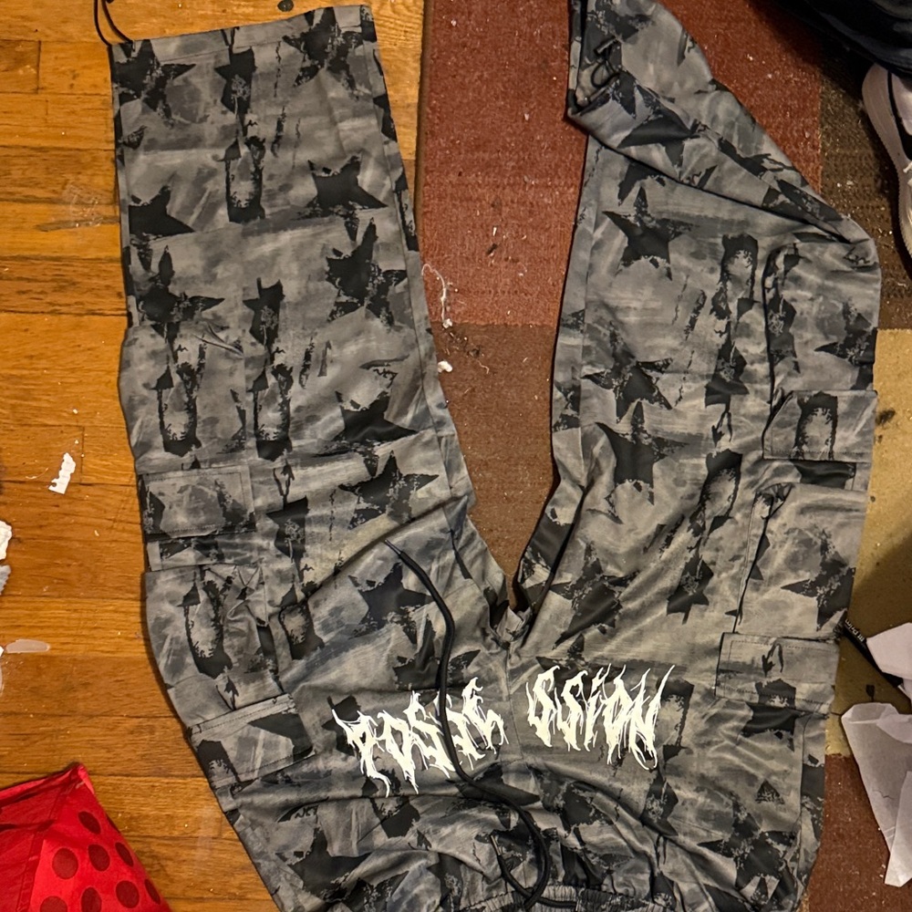 SHEIN Gray Wide Leg Pants
